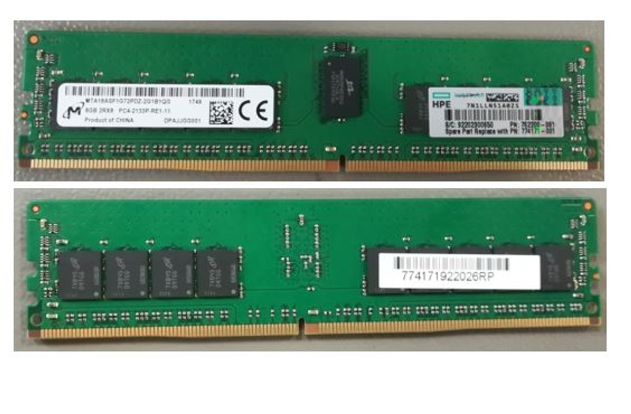 SPS-MEMORY DIMM 8GB PC4-2133P-R 512Mx8 - 774171-001