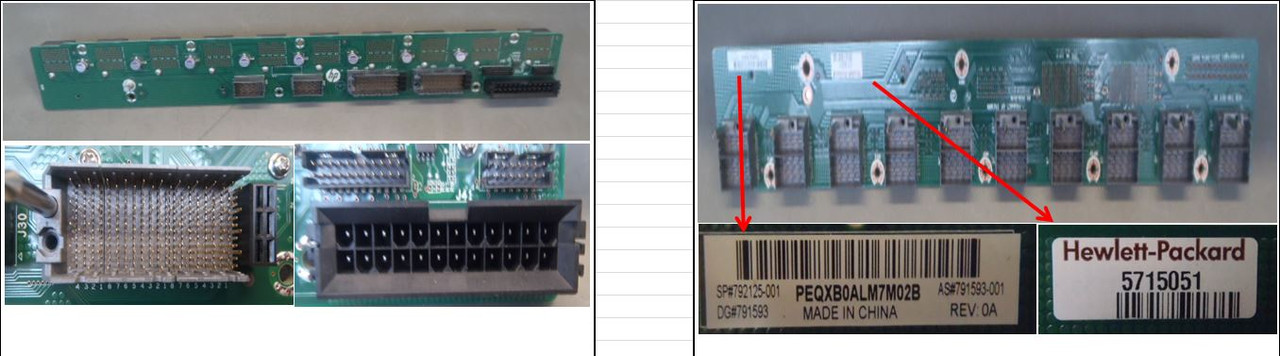 SPS-PCA ETHERNET/MNG BCKPLN-NON SAS GA - 792125-001