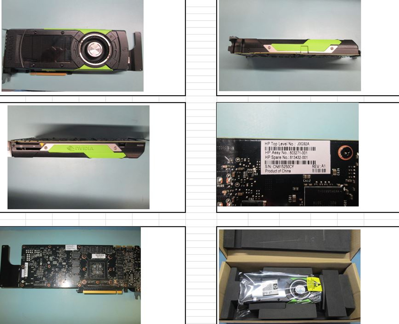SPS-PCA Nvidia Quadro M6000 GPU Module - 813432-001