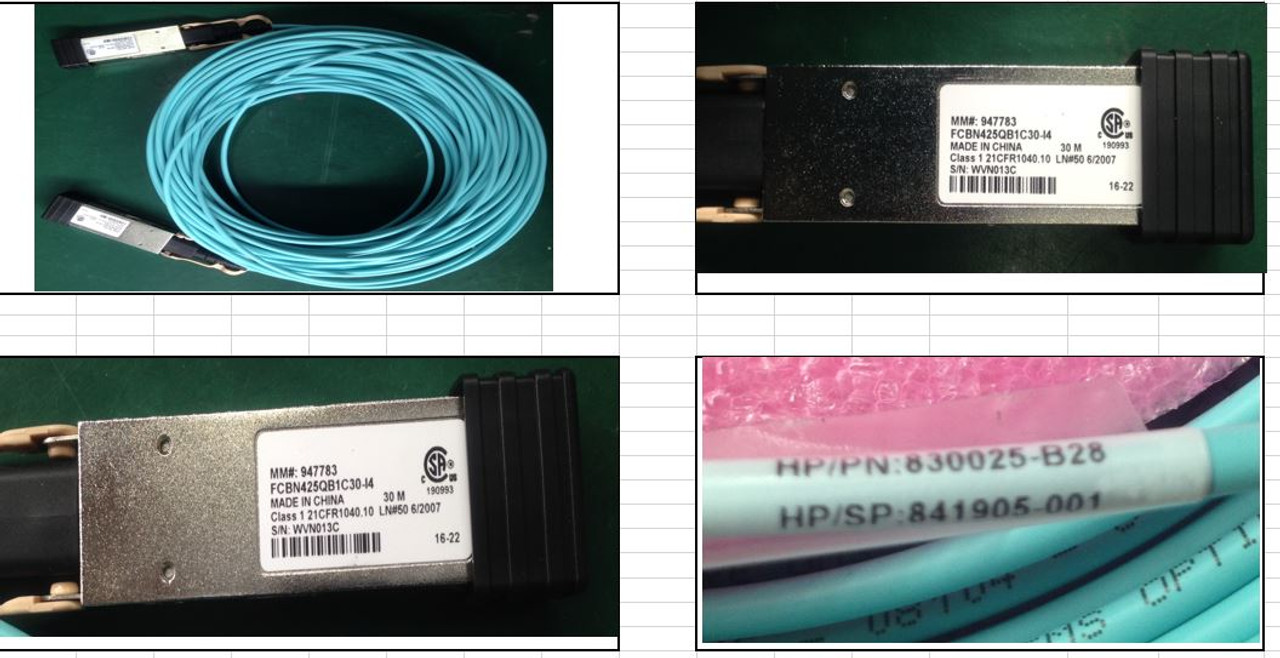 SPS-Optical Cable;30M;100Gb;QSFP28 OPA - 841905-001