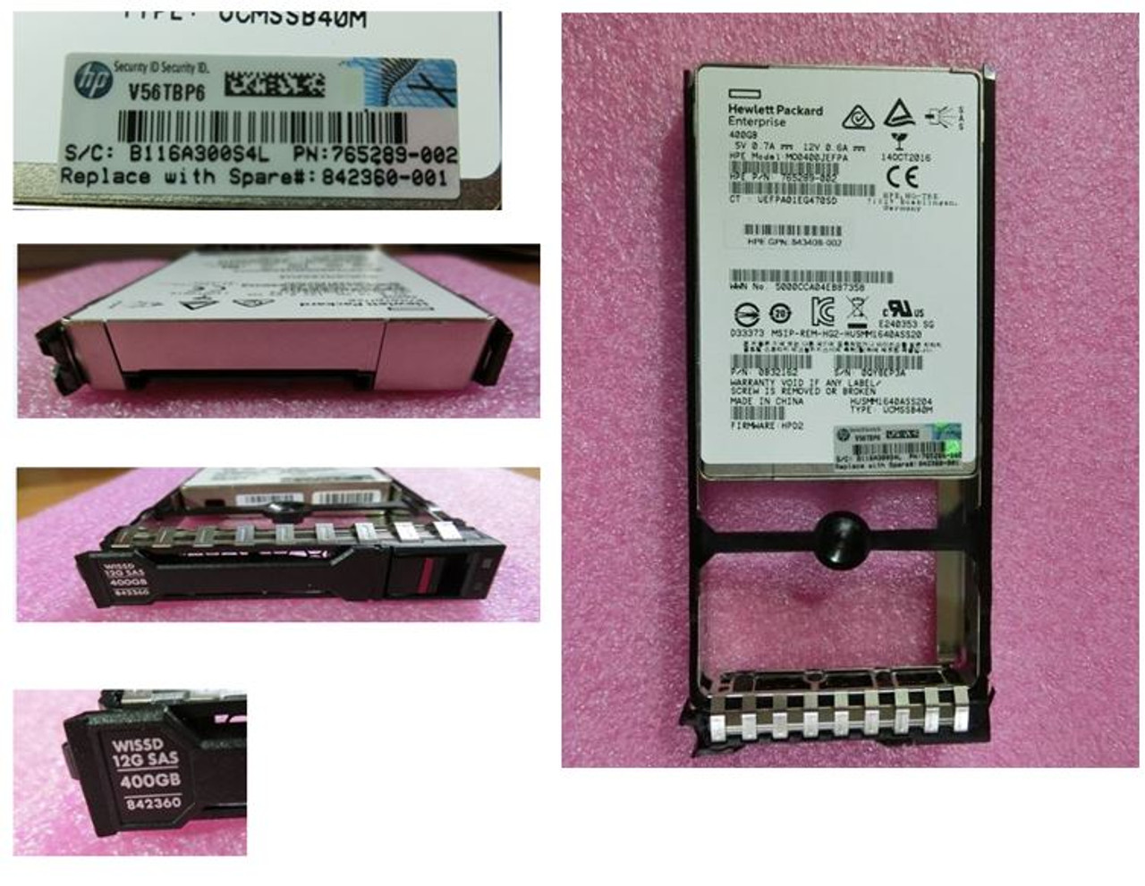 SPS-DRV SSD 400GB 12G SFF SAS WI - 842360-001