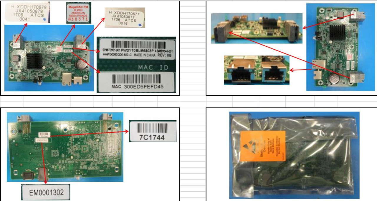 SPS-PCA: Fan Control Board - 870951-001