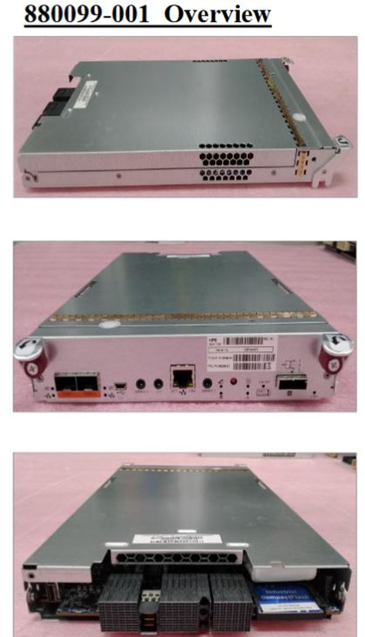 SPS-MSA 1050 1GbE iSCSI Controller - 880099-001