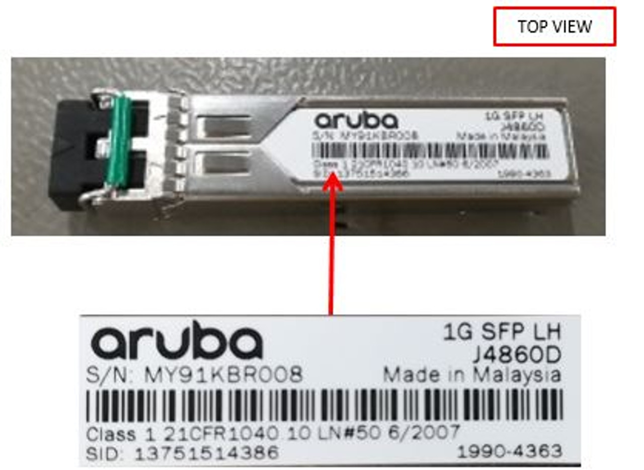 SU; 1G SFP LC LH 70km SMF XCVR - J4860-61301