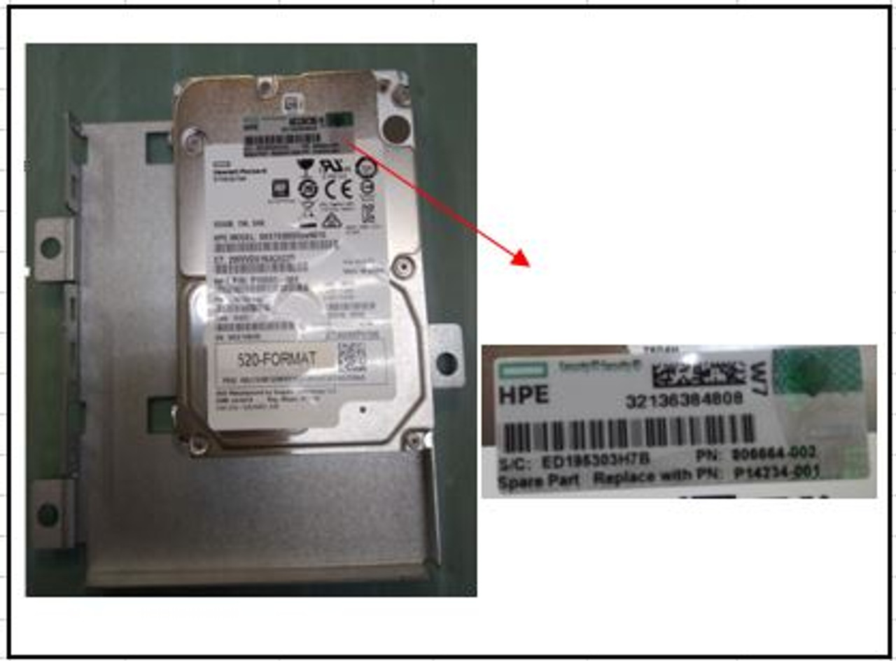 SPS-DRV SAS 300GB SFF HDD 15K SS10K - P14234-001