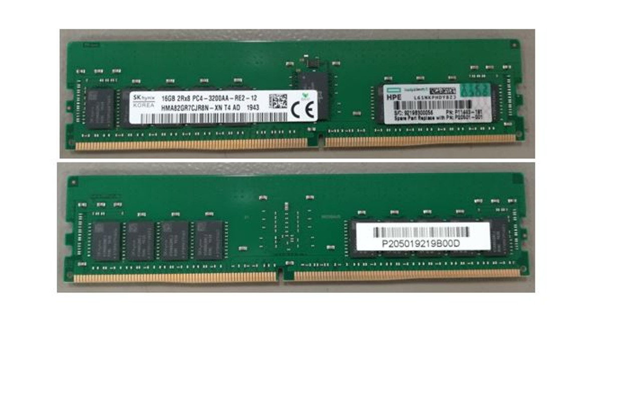SPS-DIMM;16GB PC4-3200AA-R;1Gx8 - P20501-001