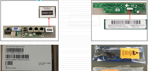 SPS - BD Front panel IO board - 600665-001