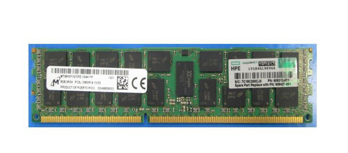 SPS-DIMM 8GB PC3L 10600R 512Mx4 - 606427-001