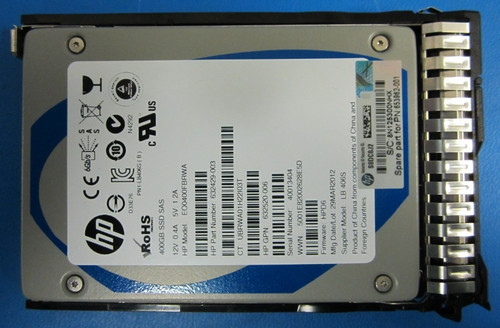 SPS-DRV SSD 400GB SAS 2.5in SLC SC - 653962-001