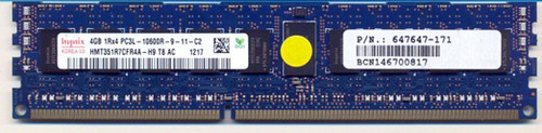 SPS-DIMM 4GB PC3L 10600R 512Mx4 IPL - 687458-001