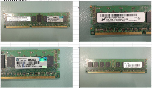 SPS-DIMM 8GB PC3-12800R IPL 1Gx4 - 693871-001