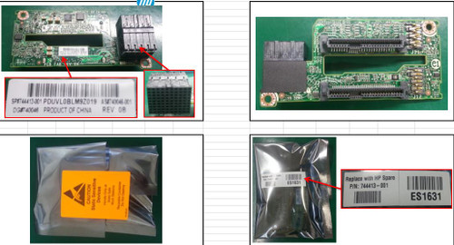 SPS-PCA NVMe HDD BKPLN BL460c Gen9 - 744413-001