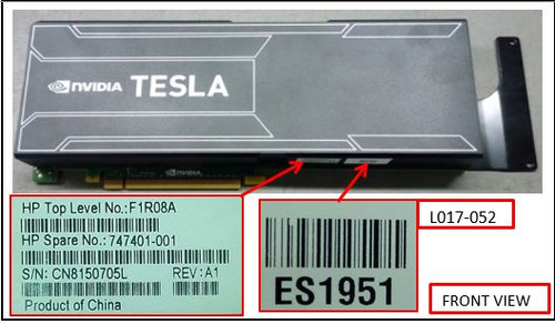 SPS-NVIDIA Tesla K40 12 GB Module - 747401-001