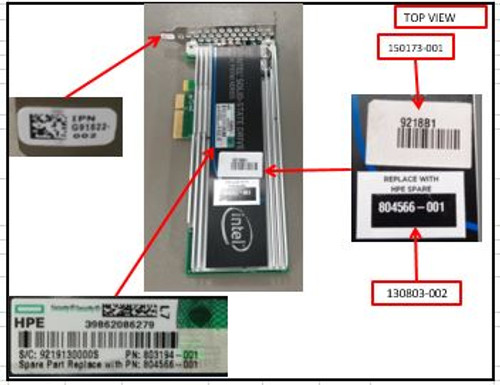 SPS-PCIe Accelerator: 800GB NVMe ME PLP - 804566-001