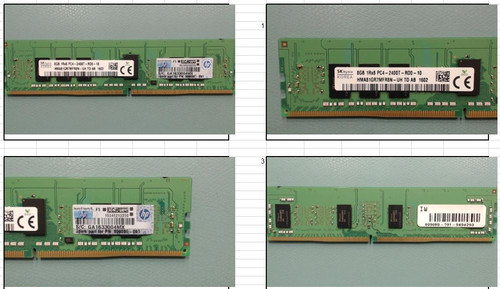 SPS-MEMORY DIMM 8GB PC4-2400T-R 1Gx8 - 819410-001