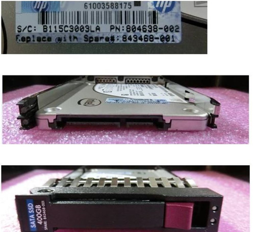 SPS-DRV SSD 400GB 6G SATA 2.5 MLC - 843468-001