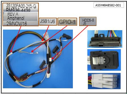 SPS-Cable Kit: Host Bus Adapter/4i-HDD - 850090-001