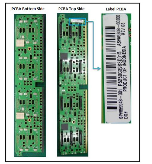 SPS-BD 4GB FC DISK SHELF BACKPLANE - 859948-001