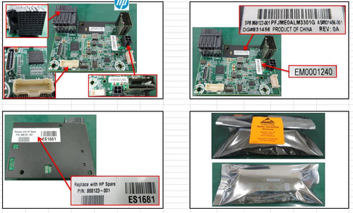 SPS-PCA Rear I/O Interface XL260a G9 - 868123-001