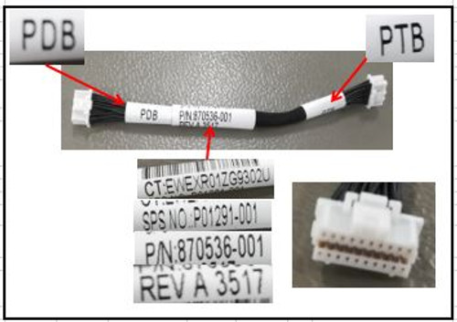 SPS-CA PDB to pasthru PSU XL1x0r Gen10 - P01291-001