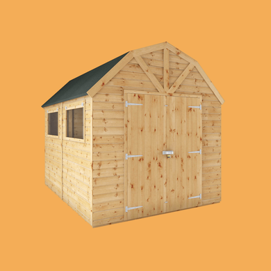 Mercia model: 10x8 ft Barn Shiplap Wooden 2 door