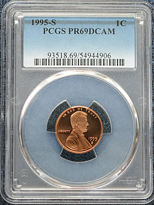 1995-S Lincoln Cent PR69DCAM
