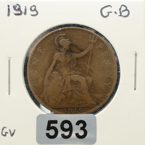 United Kingdom 1 Penny 1919 – G