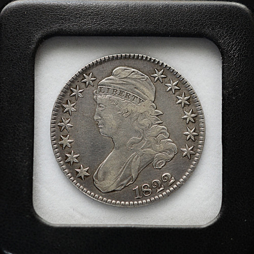 United States – 1822 Capped Bust Half Dollar – Philadelphia Mint – XF
