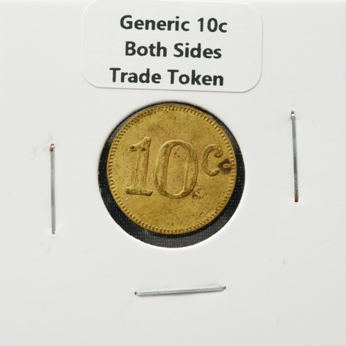 10¢ Both Sides Trade Token - Merchant / Advertising Token
