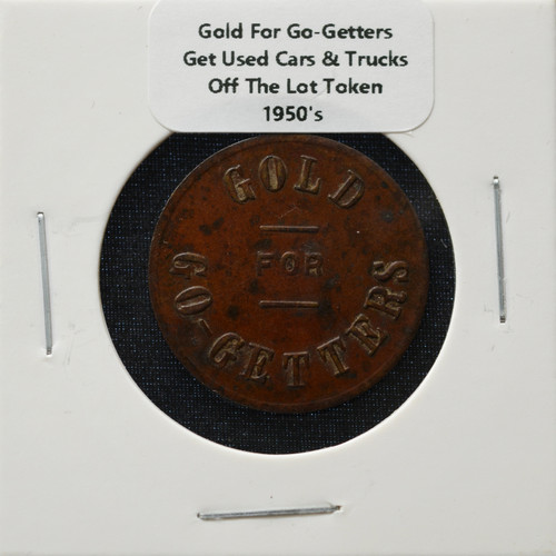 Gold For Go-Getters - Get Used Cars & Trucks Off The Lot Token