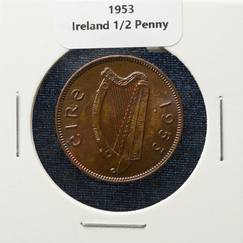 1953 Ireland ½ Penny – ÉIRE