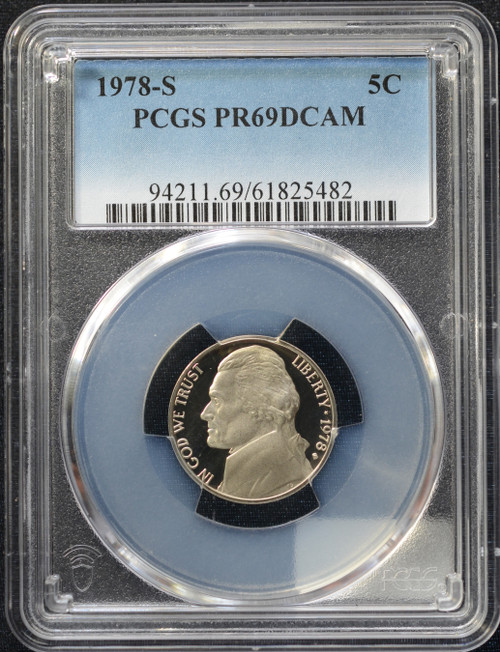 1978-S Jefferson Nickel – PR69DCAM – Deep Cameo Proof