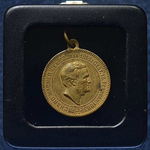 Germany Bayreuth Wagner Parsifal Medal / Pendant 1884 – Rare