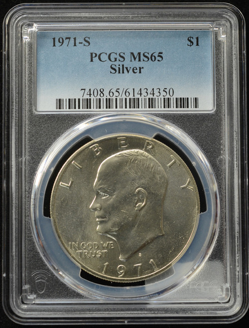 1971-S Eisenhower Dollar – PCGS MS67 – 40% Silver