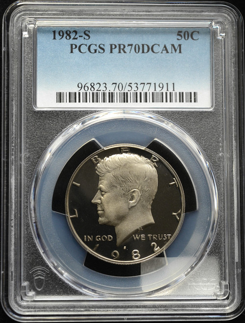 1982-S Kennedy Half Dollar – PCGS PR70DCAM Proof
