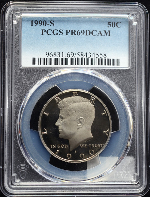 1990-S Kennedy Half Dollar – PCGS PR69DCAM Proof