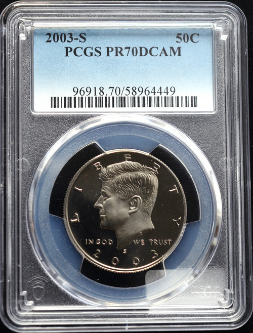 2003-S Kennedy Half Dollar – PCGS PR70DCAM Proof