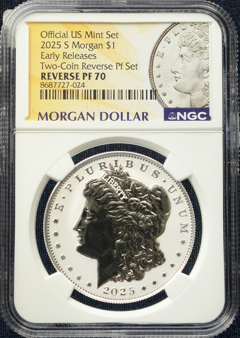 2025-S Morgan Dollar Reverse Proof  Early Releases, RP 70
