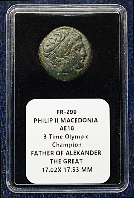 Philip II of Macedon Bronze AE18 (Ungraded / Raw)