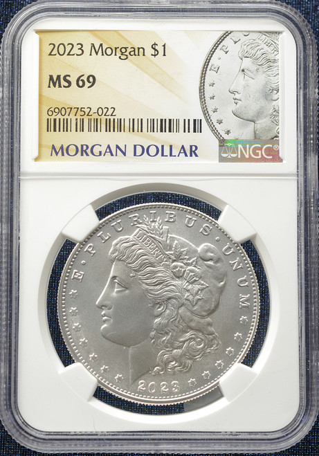 2023 Morgan Silver Dollar $1 – NGC MS 69