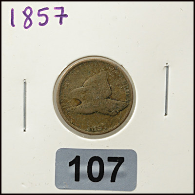1857 Flying Eagle Cent: America's First Small Penny