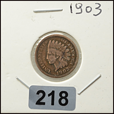 1903 Indian Head Cent – Worn Condition