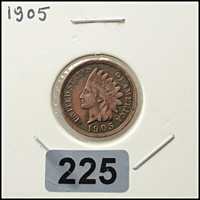 1905 Indian Head Cent – Good+ Condition (Partial "LIBERTY" Visible)