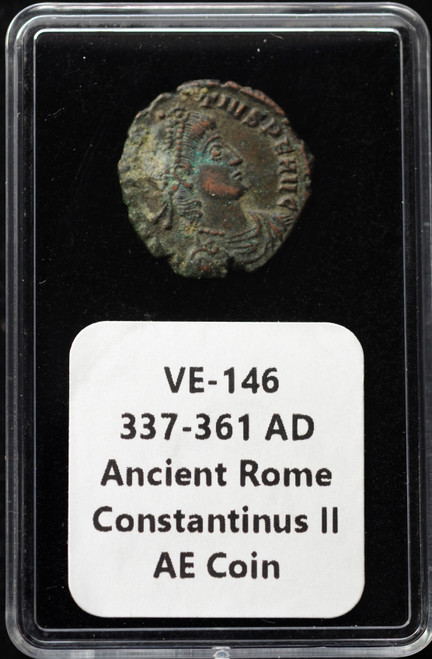 Roman Empire – Constantius II (AD 337–361) AE Bronze Coin – FEL TEMP REPARATIO Type Soldier Spearing Fallen Horseman