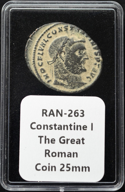 Roman Empire – Constantine I "The Great" Bronze Coin – GLORIA EXERCITVS Type AD 330–335