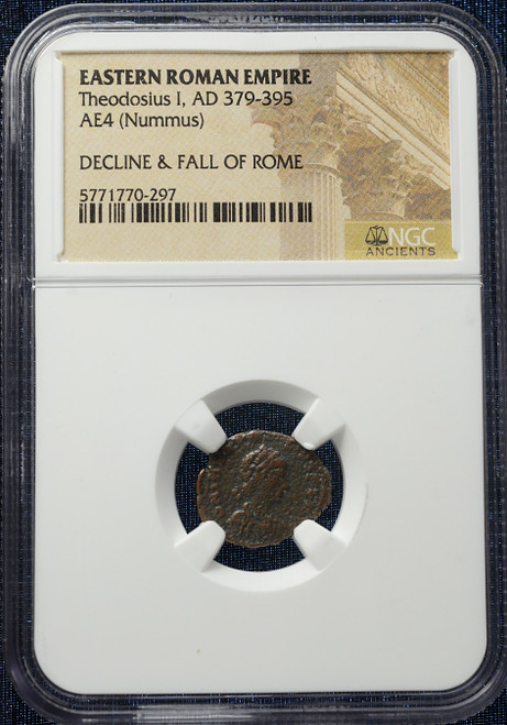 Theodosius I (AD 379–395) Eastern Roman Empire AE4 Nummus