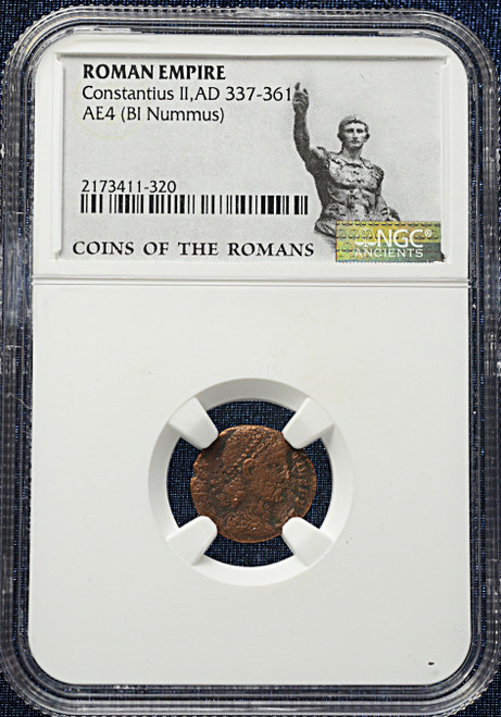 Constantius II (AD 337–361) Roman Empire AE4 Nummus