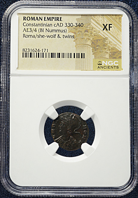Constantinian Era (c. AD 330–340) Roman Empire AE3/4 (BI Nummus) – XF