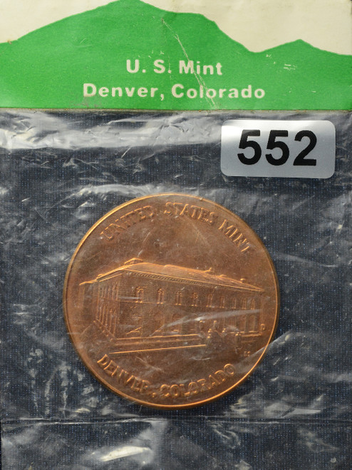 United States Mint – Denver Treasury Medal/Token – 1980–2000 – MS Condition – Original Plastic & Card Holder