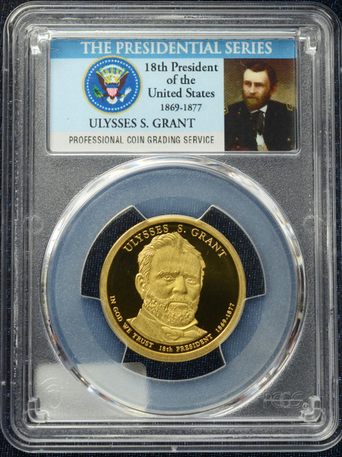 United States 2011-S $1 Ulysses S. Grant – Presidential Dollar – PCGS PR70DCAM